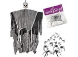 Zdqc Halloween Appeso Decorazione Tristo Mietitore Con Ragnatele E Ragni