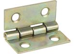 10X Scharniere Gelb Verzinkt 30 X 29 X 1,0 Mm