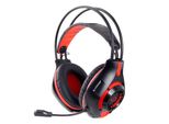 Cuffie Da Gioco Esperanza Con Microfono Deathsrtike Rosso