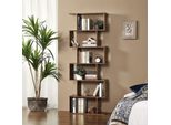 Libreria Rustica Marrone 70X24X190,5 Cm, In Truciolato, 6 Ripiani