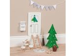 Porta Di Babbo Natale Segreta Con Accessori