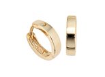 Paar Creolen Jobo "Ohrringe Rund", Gold (Gelbgold 333), Ohrringe, Damen, 11,1Mm, Gelbgold 333, 333 Gold