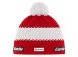 EisbäR Star Pompon MÜ Ska Cappello A Maglia Uomo Donna Cappello Invernale, Colore:Rosso