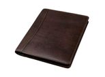 Astuccio Per Scrittura Alassio "Monaco"", A5, Pelle, Marrone Scuro-Antico"