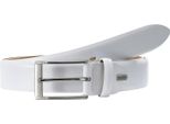 Lloyd Pelle Cintura Thin Belt W105 White Bianco