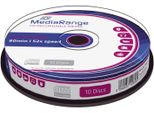 CD-R Grezzi Mediarange MR214 - 700Mb/80Min, 52X/Spindle, Confezione Da 10