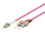 Goobay 95944 Cavo Infiniband/Fibra Ottica Lc Sc Rosa