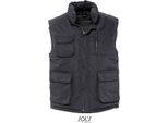 Sols 59000 | Viper Bodywarmer - Colore: Grigio Antracite (Tinta Unita) - Taglia: Xxl