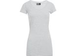 Promodoro 3087 | Maglietta Donna Slim Fit Scollo A V Lungo - Colore: Grigio Sportivo (Heather) - Taglia: Xxl