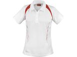 Spiro S177F | Poloshirt Sportiva Team Spirit + Traspirante - Colore: Bianco/Rosso - Taglia: Xl (42)