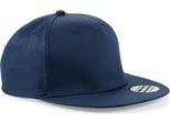 Berretto / Cappello / Cappello Beechfield B610 | 5-Panel Snapback Rapper - Colore: French Navy - Taglia: Unica