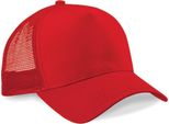 Beechfield B640 | Snapback Trucker Cap / Cap / Cappello - Colore: Classic Red/Classic Red - Taglia: One Size