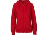 Neutral O83301 | Felpa Con Cappuccio E Zip Da Donna - Colore: Rosso - Taglia: S
