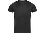 Stedman ST8000 | Maglietta Sportiva Attiva A Girocollo + ACTIVE-DRY - Colore: Nero Opale - Taglia: Xl