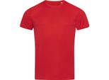 Stedman ST8000 | Maglietta Sportiva Attiva A Girocollo + ACTIVE-DRY - Colore: Rosso Cremisi - Taglia: 3XL