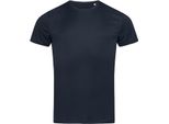 Stedman ST8000 | Maglietta Sportiva Attiva A Girocollo + ACTIVE-DRY - Colore: Blue Midnight - Taglia: Xl