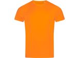 Stedman ST8000 | Maglietta Sportiva Attiva A Girocollo + ACTIVE-DRY - Colore: Cyber Orange - Taglia: Xxl