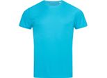 Stedman ST8000 | Maglietta Sportiva Attiva A Girocollo + ACTIVE-DRY - Colore: Hawaii Blue - Taglia: L