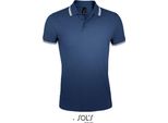 Sols 00577 | Polo Da Uomo Pasadena - Colore: French Navy/Bianco - Taglia: Xl
