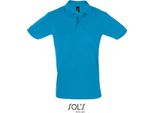 Sols 11346 | Polo Uomo Perfect - Colore: Aqua - Taglia: Xl