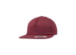 Flexfit 6502 | Unstructured 5-Panel Snapback / Chiusura A Scatto - Colore: Maroon - Taglia: Unica