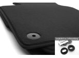Tappetini Adatti Per Skoda Octavia 2 1Z Tappetini In Velours Per Auto 4 Pezzi Neri Incl. Fissaggio