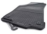 Tappetini In Gomma Adatti Per Vw Polo (6N) Tappetini In Gomma Premium Per Tutte Le Stagioni Inodore 4 Pezzi Neri