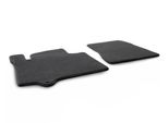 Tappetini Per Nissan NV200 Evalia Set Di Tappetini Per Auto In Velours Di Qualità Originale, 2 Pezzi Neri Anteriori