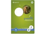 Ursus Green 040780007 Heft - LIN7, A5, 16 Blatt, 90 G/Qm, 7 Mm Kariert
