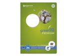 Ursus Green 040780008 Heft - Lin8F, A5, 16 Blatt, 90 G/Qm, Rautiert Mit Rand