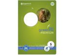 Ursus Green 040780005 Heft - LIN5, A5, 16 Blatt, 90 G/Qm, 5 Mm Kariert