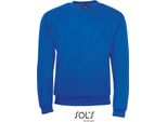Sols 01168 | Felpa Da Uomo Spider 50% Cotone / 50% Poliestere - Colore: Royal Blue - Taglia: 3XL