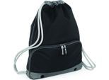 Bagbase BG542 | Athleisure Gymsac / 35 X 49 X 9 Cm - Colore: Nero - Dimensioni: 35 X 49 X 9 Cm