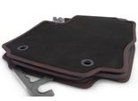 Tappetini Ford Mondeo (2007-2012) Tappetini Auto Premium Con Doppia Cucitura Rossa 4 Pezzi Accessori Tuning Tappeto Auto