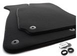 Set Di 2 Tappetini Anteriori Adatti Per Vw Passat B5 3B 3BG Tappetini Auto Velours Nero