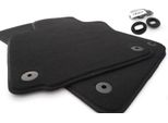Tappetini Adatti Per Skoda Octavia Ii 1Z / Combi (Tutti) Tappetini Per Auto In Velours, 2 Pezzi Anteriori, Nero