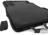 Tappetini Adatti Per Bmw Serie 7 F01 Tappetini Velours Tappeto Auto Qualità Originale, 4 Pezzi, Nero