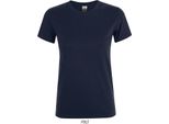 Sols 01825 | Maglietta Regent Da Donna / Cotone Semipettinato Ring-Spun - Colore: Navy - Taglia: Xxl