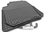 Tappetini In Gomma Adatti Per Skoda Roomster Dal 2006 Tappetini In Gomma Inodore Nero Nuovo