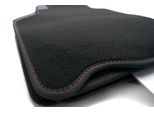 Tappetini Premium Porsche 911 996 Carrera (Tutti) In Nabuk Velours Con Cuciture Rosse