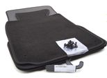 Tappetini Adatti Per Bmw Serie 5 E39 Interni Velours Auto Tappeto 4 Pezzi Nero