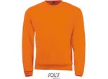 Sols 01168 | Felpa Da Uomo Spider 50% Cotone / 50% Poliestere - Colore: Arancione - Taglia: 3XL