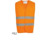 Sols Prowear 01691 | Gilet Di Sicurezza Secure Pro Unisey Da Uomo - Colore: Arancione - Taglia: S/M (1)