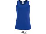 Sols 02117 | Canotta Sportiva Da Donna - Colore: Blu Reale - Taglia: Xl