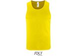 Sols 02073 | Canotta Sportiva Da Uomo - Colore: Giallo Neon - Taglia: S