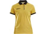 Craft Pro Control Poloshirt W Svezia Giallo/Nero Xs