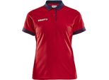 Craft Pro Control Poloshirt W Rosso Brillante/Navy L