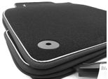 Tappetini Adatti Per Audi A4 S4 RS4 Allroad (8K-B8) / A5 Sportback 8TA Tappeto Auto Premium Velours 4 Pezzi Nero Nuovo Design S-Line