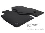 Tappetini Per Seat Ateca Fit Velours Originali Di Qualità Tappetini Per Auto 4 Pezzi Neri