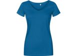 X.O By Promodoro 1525 | Maglietta Donna Con Scollo A V, Cotone Pettinato - Colore: Petrolio - Taglia: M